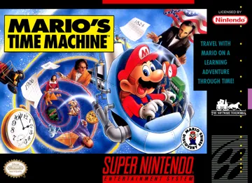 Mario's Time Machine (USA) box cover front